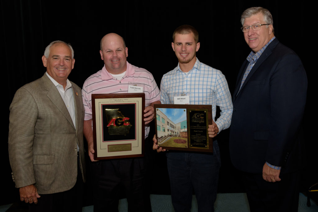 Todd & Will Receiving AGC Award for GSU Alpharetta Labs